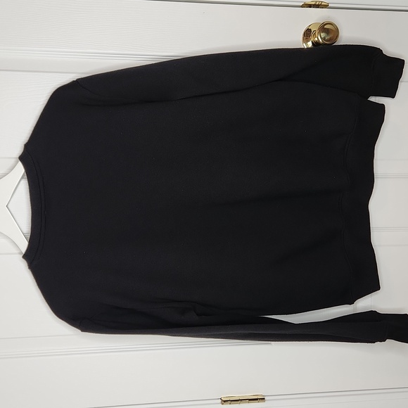 Men's 8ighth Dstrkt neon black crew neck sweatshirt Next Stop On Top medium - Picture 3 of 5